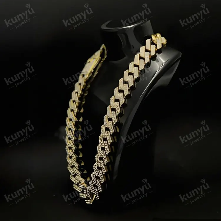 Makinang na Rhinestone Cuban Link Chain