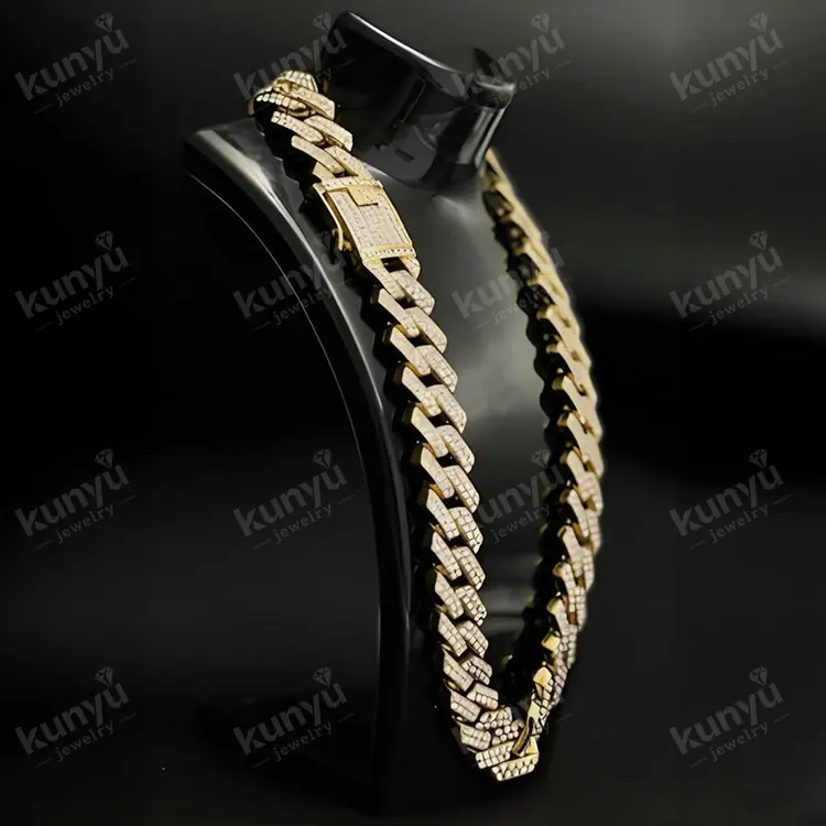 Makinang na Rhinestone Cuban Link Chain