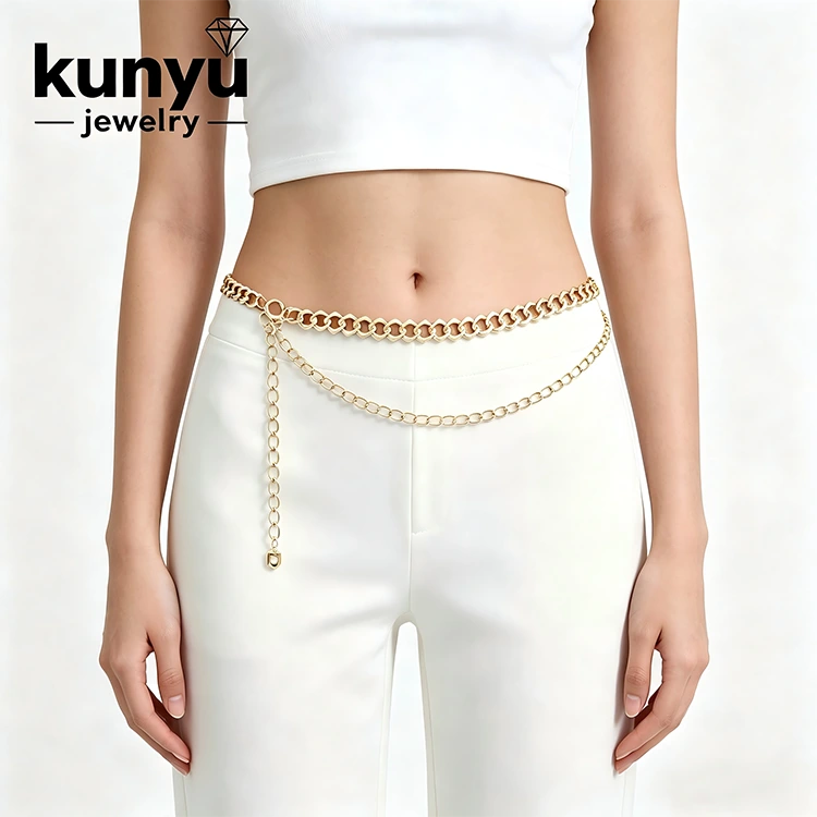 Gold Chain Waist Belt
