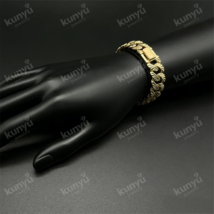 Bracelet na Hip Hop na May Gold Plated
