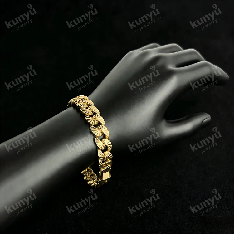 Bracelet na Hip Hop na May Gold Plated