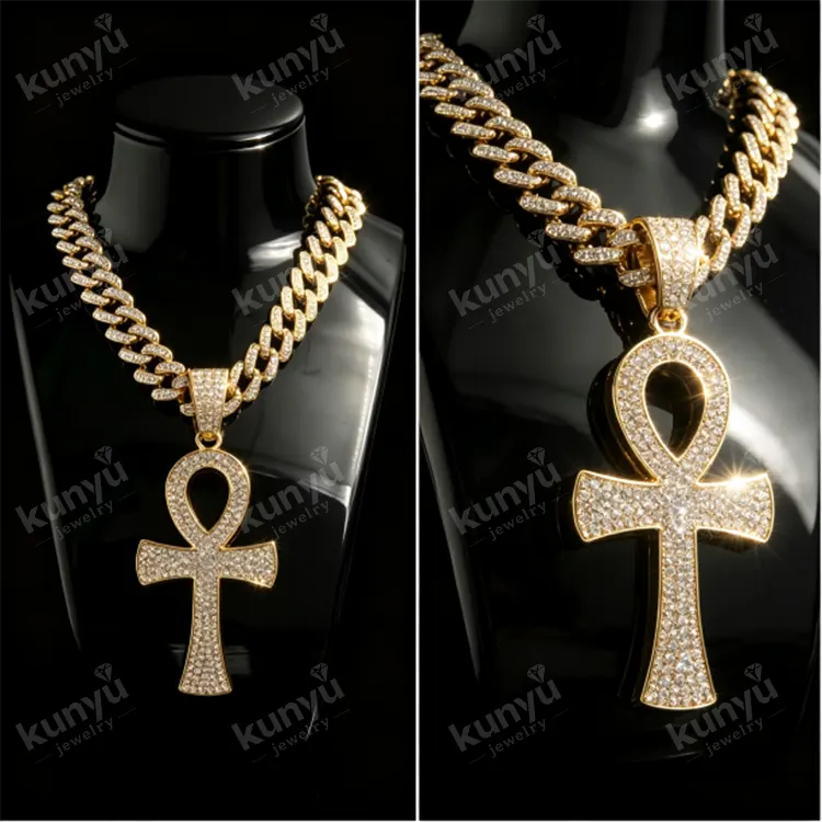 Gold Plated Hip Hop Pendant