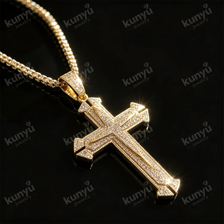 Gold Plated Hip Hop Pendant